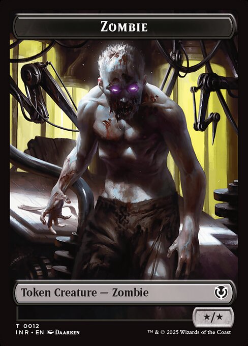 Zombie (0011) // Zombie (0012) Double-Sided Token (INR-11 // 12)