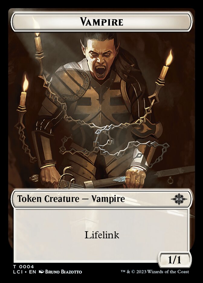 Bat // Vampire (0004) Double-Sided Token (LCI-6 // 4)