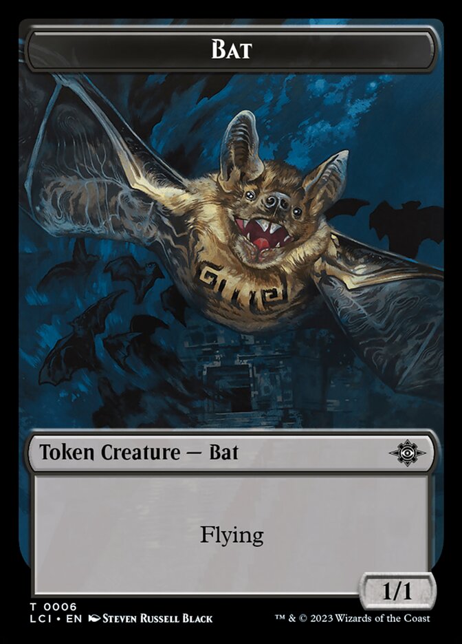 Gnome // Bat Double-Sided Token (LCI-16 // 6) (Foil)