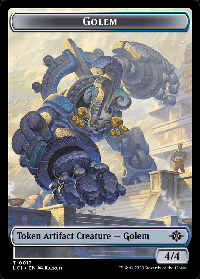 Map // Golem Double-Sided Token (LCI-17 // 13) (Foil)