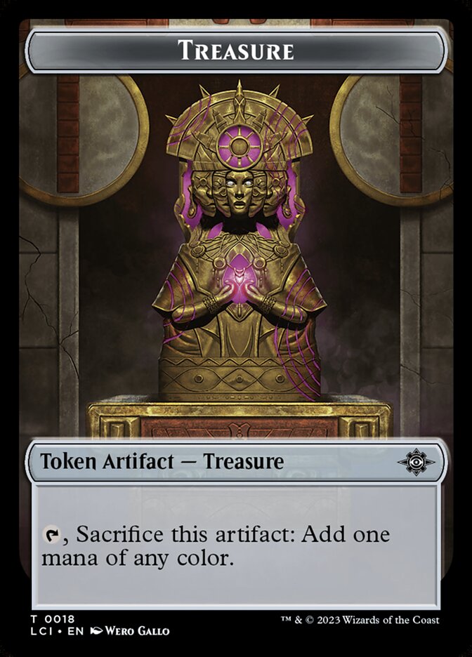 Treasure (0018) // Map Double-Sided Token (LCI-17 // 18) (Foil)