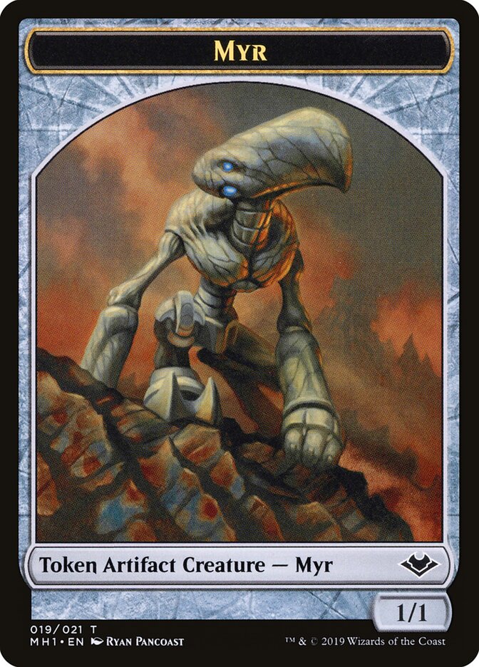Shapeshifter // Myr Double-Sided Token (MH1-1 // 19)