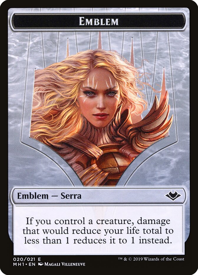 Shapeshifter // Emblem - Serra the Benevolent Double-Sided Token (MH1-1 // 20)