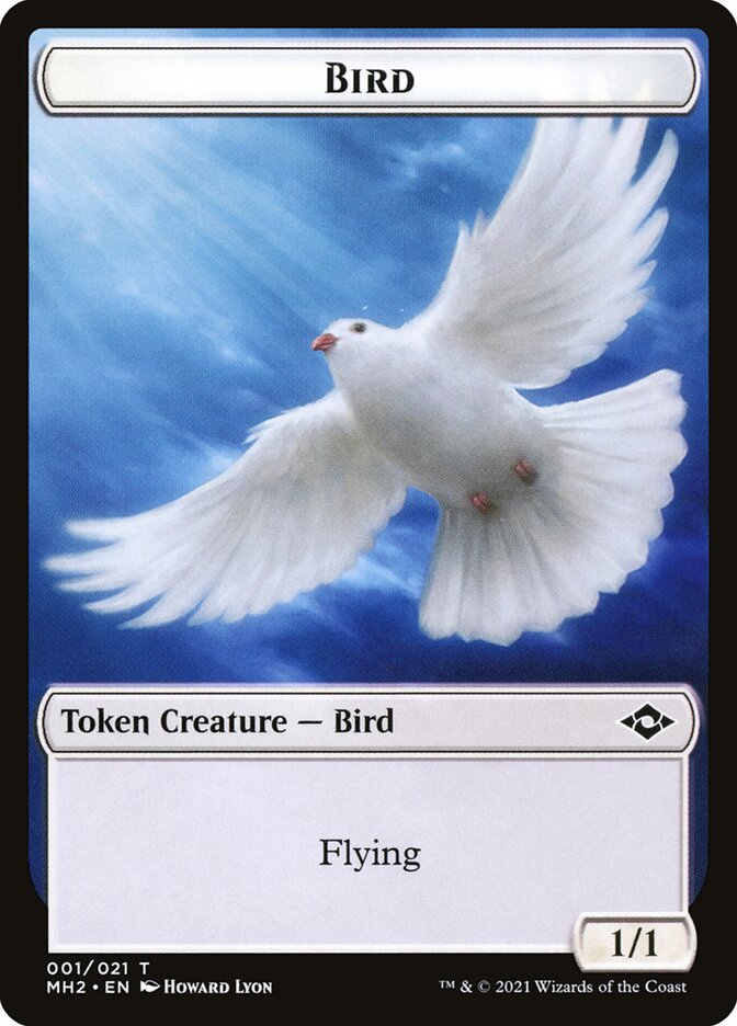 Squirrel // Bird Double-Sided Token (MH2-11 // 1) (Foil)