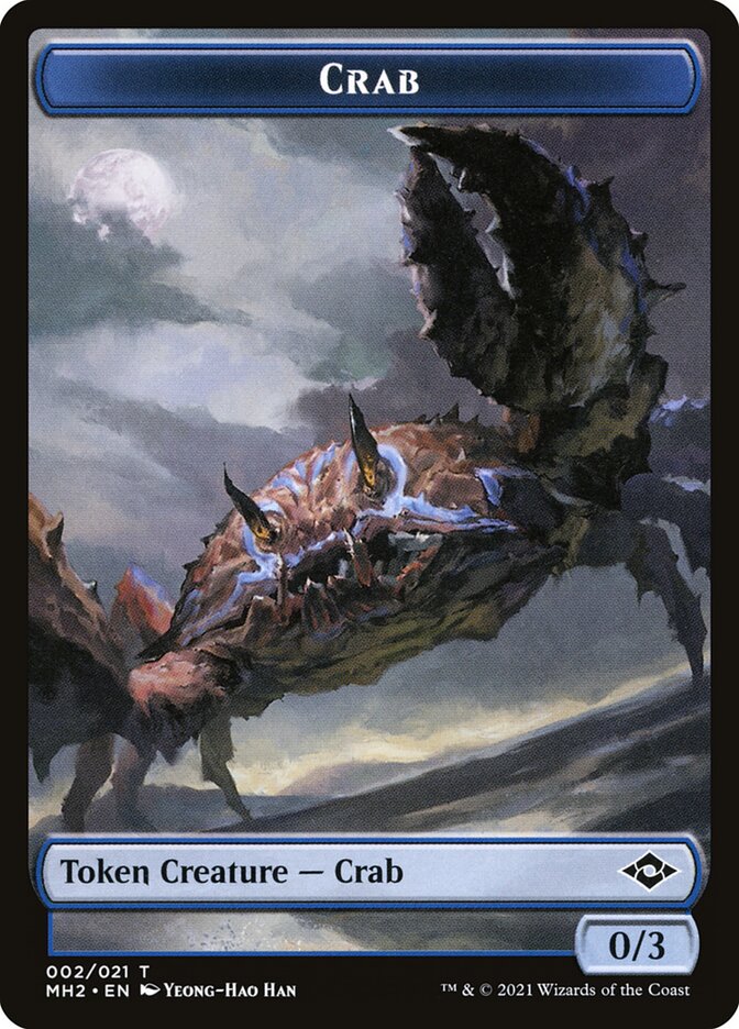Squirrel // Crab Double-Sided Token (MH2-11 // 2) (Foil)