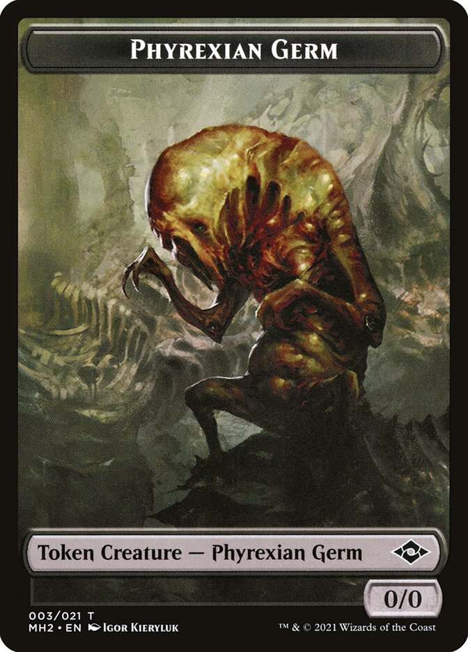 Squirrel // Phyrexian Germ Double-Sided Token (MH2-11 // 3)