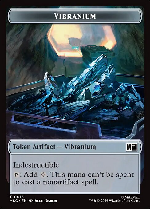 Angel (004) // Vibranium (015) Double-Sided Token (MSC-4 // 15)