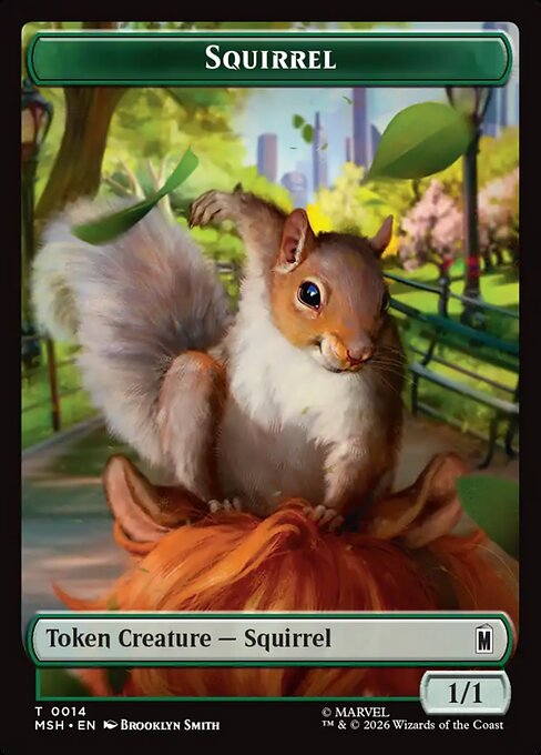 The Void // Squirrel Double-Sided Token (MSH-10 // 14)