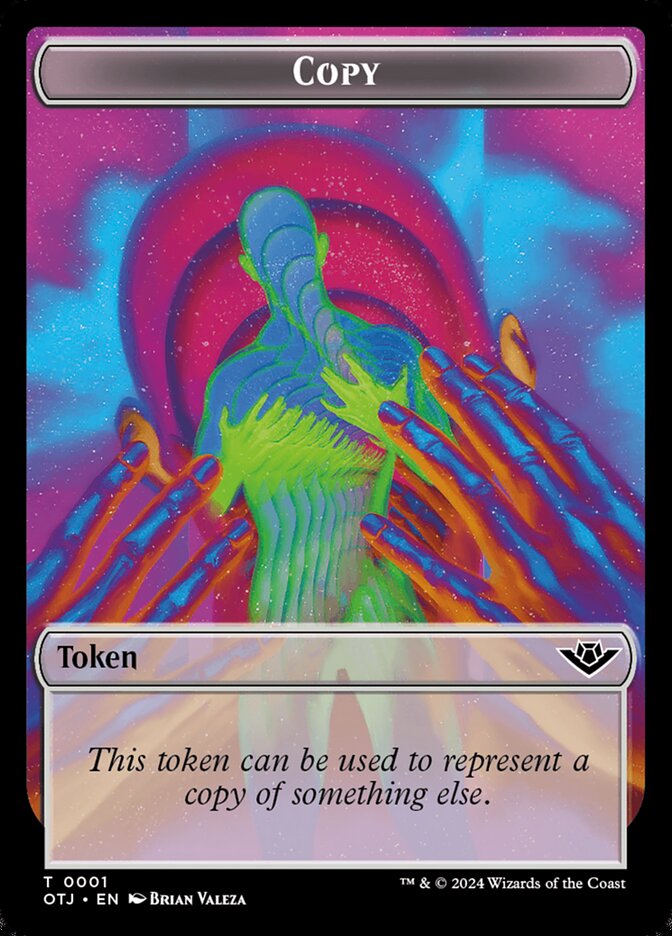 Treasure // Copy Double-Sided Token (OTJ-18 // 1) (Foil)