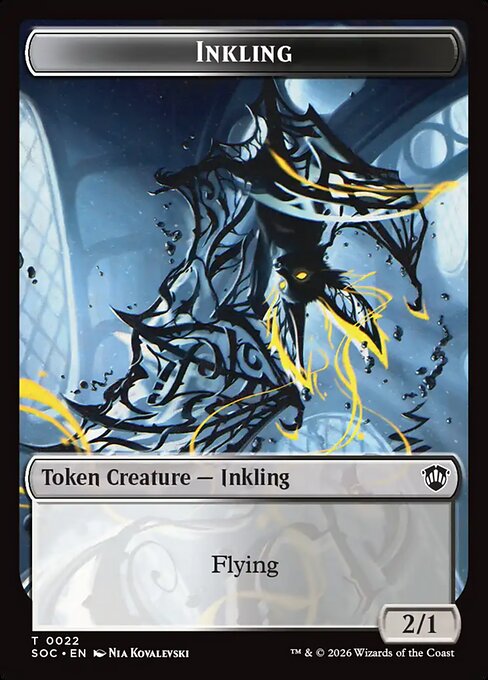 Pegasus // Inkling (0022) Double-Sided Token (SOC-5 // 22)