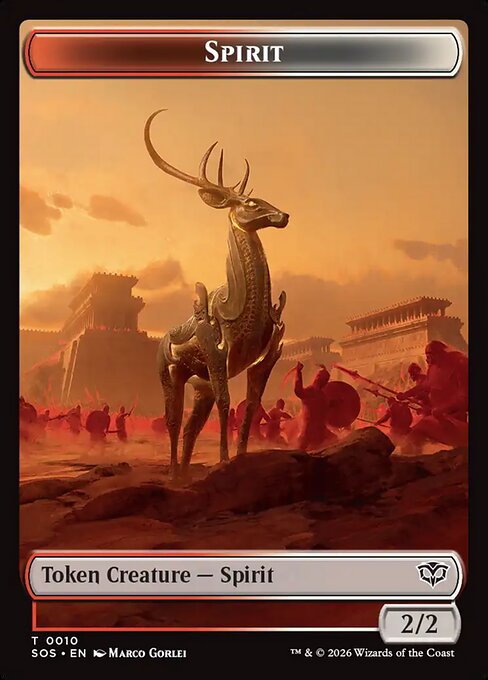 Fractal (0004) // Spirit (0010) Double-Sided Token (SOS-4 // 10)