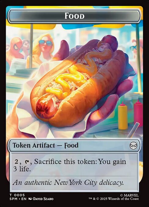Spider // Food Double-Sided Token (SPM-3 // 5)