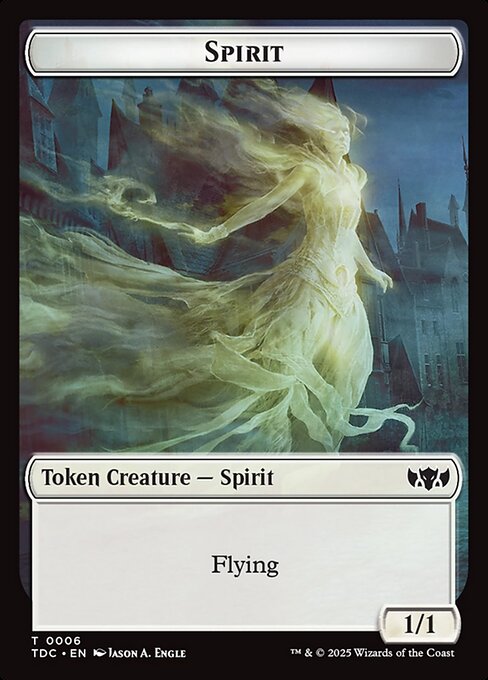 Angel // Spirit Double-Sided Token (TDC-2 // 6)