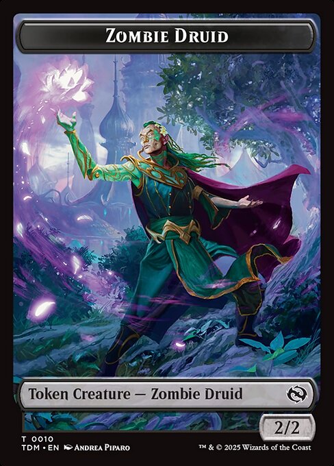 Insect (0022) // Zombie Druid Double-Sided Token (TDC-22 // 10)
