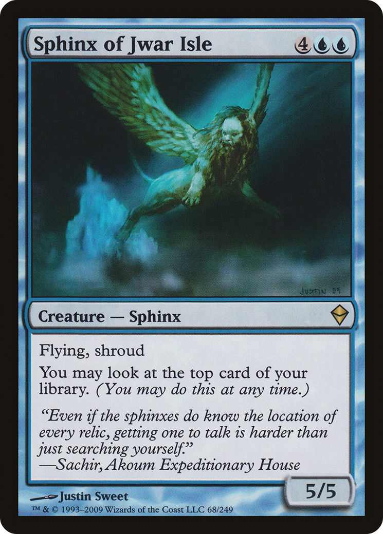Sphinx of Jwar Isle (ZEN-068) (Foil)