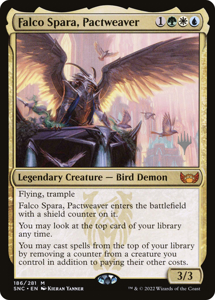 Falco Spara, Pactweaver (PPSNC-186P) (Foil)