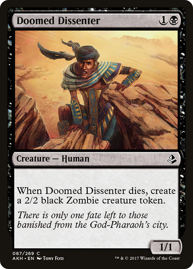 Doomed Dissenter (AKH-087) (Foil)