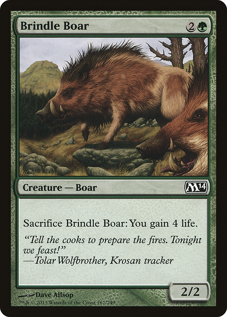 Brindle Boar (M14-167) (Foil)