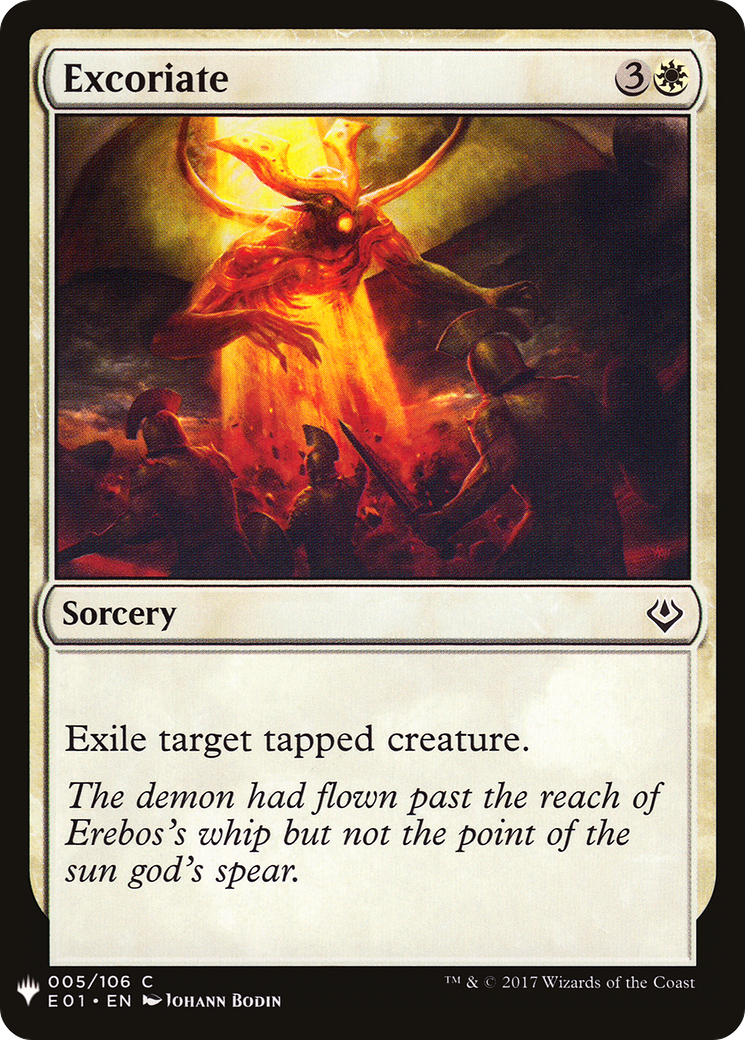 Excoriate (LIST-E01-5)
