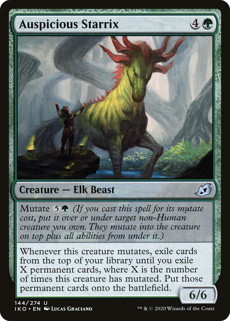 Auspicious Starrix (IKO-144) (Foil)