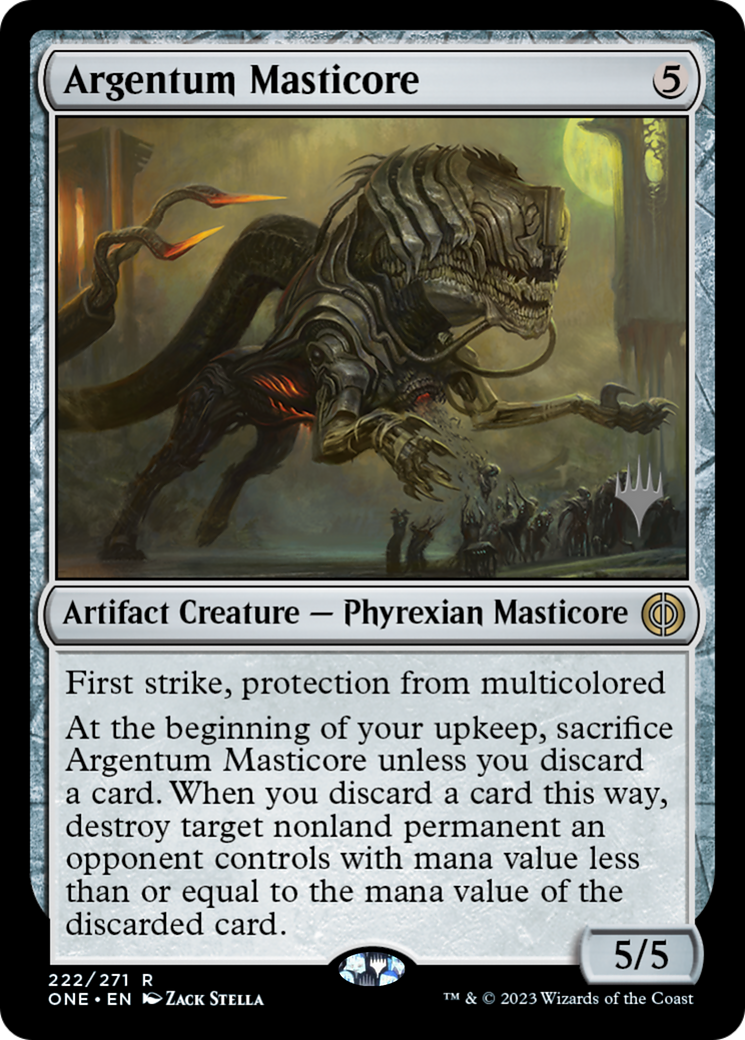 Argentum Masticore (PPONE-222P) (Foil)