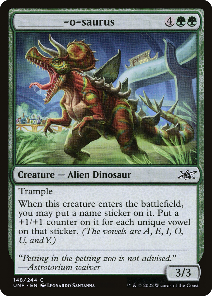 _____-o-saurus (UNF-148) (Foil)