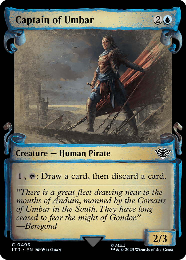 Captain of Umbar (LTR-496) (Showcase) (Scroll)