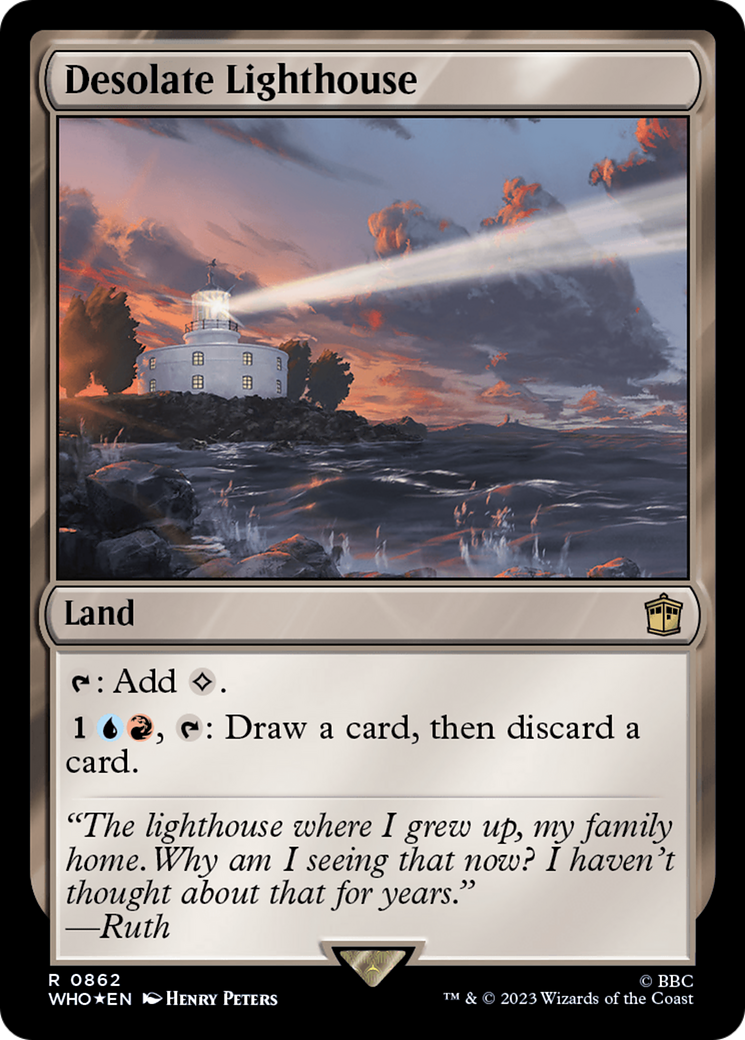 Desolate Lighthouse (WHO-862) (Surge Foil)