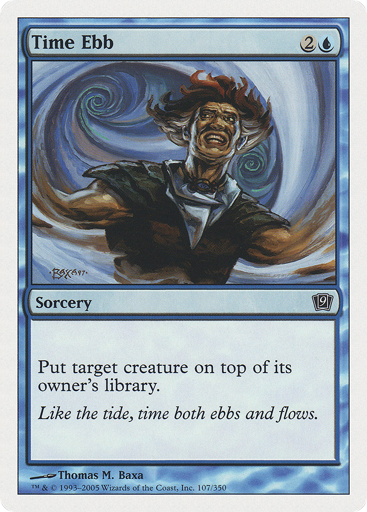 Time Ebb (9ED-107★) (Foil)