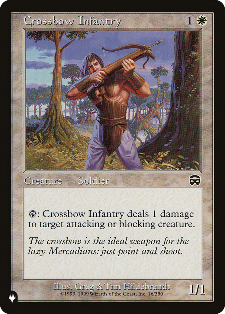 Crossbow Infantry (LIST-MMQ-16)