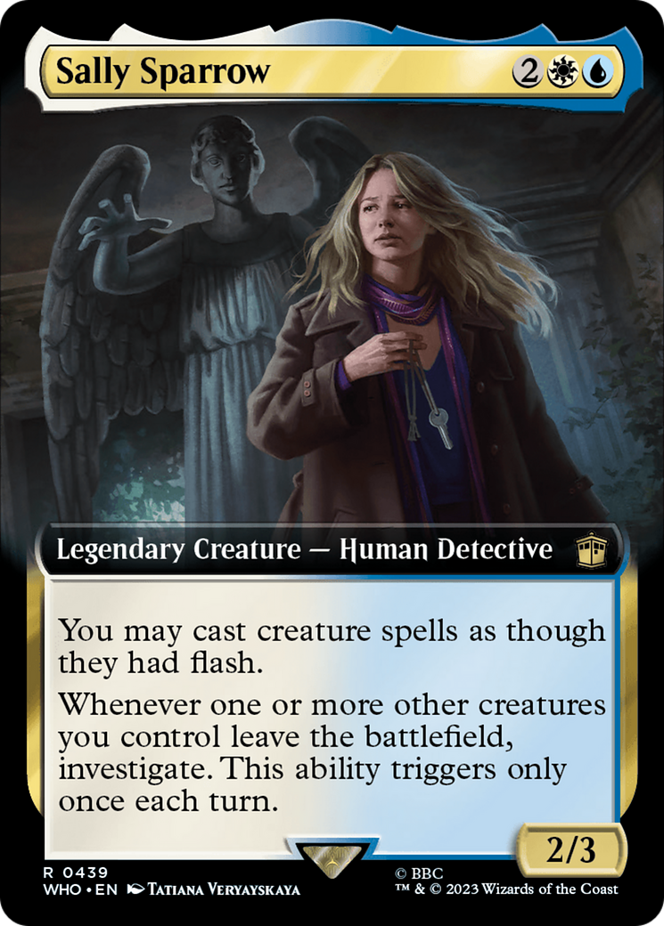 Sally Sparrow (WHO-439) (Extended Art) (Foil)