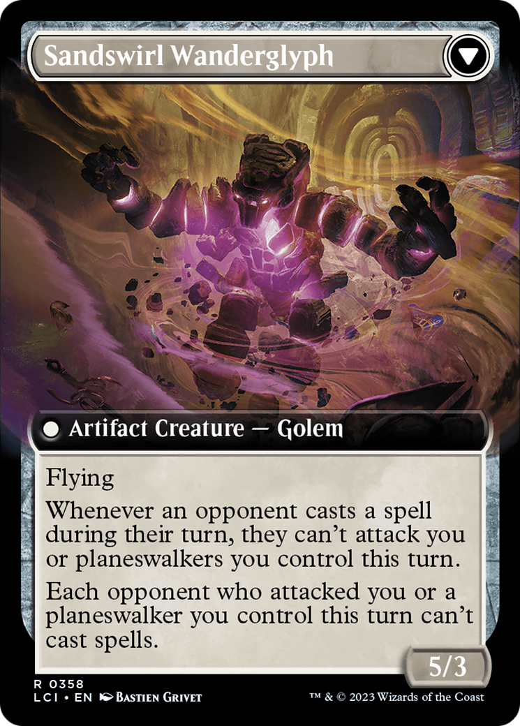 Unstable Glyphbridge // Sandswirl Wanderglyph (LCI-358) (Extended Art)