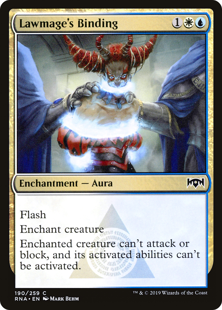Lawmage's Binding (RNA-190) (Foil)