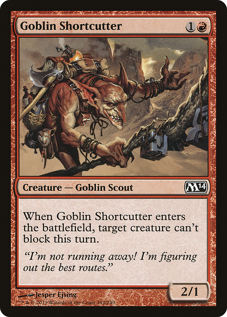 Goblin Shortcutter (M14-142) (Foil)