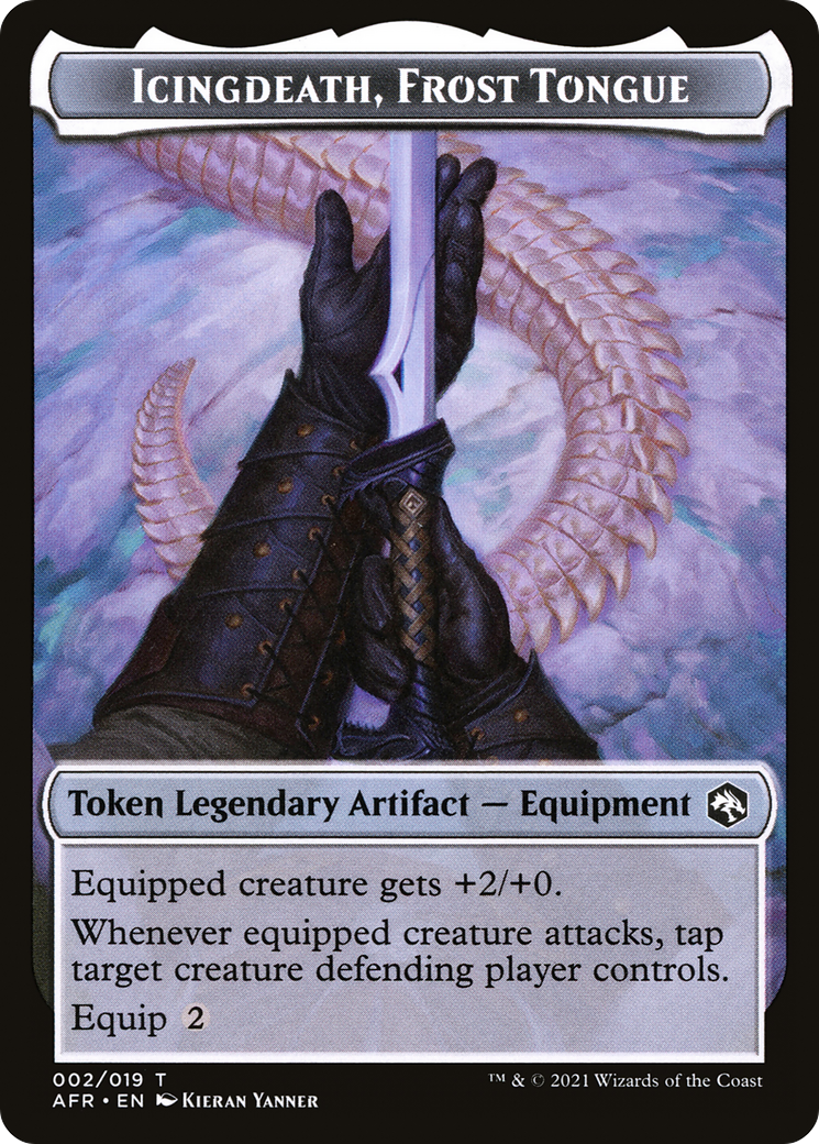 Icingdeath, Frost Tongue Token (AFR-002)