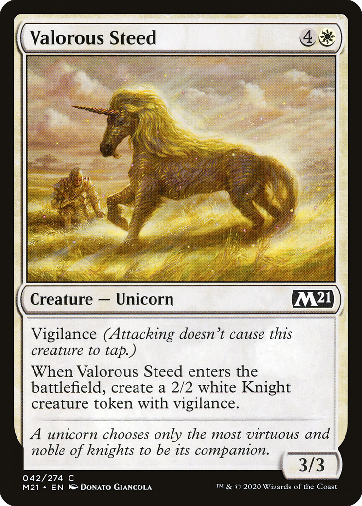 Valorous Steed (M21-042)