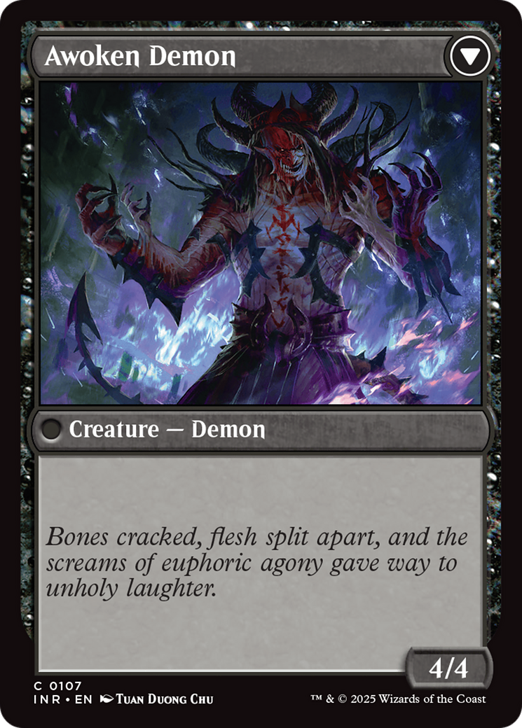 Ecstatic Awakener // Awoken Demon (INR-107) (Foil)