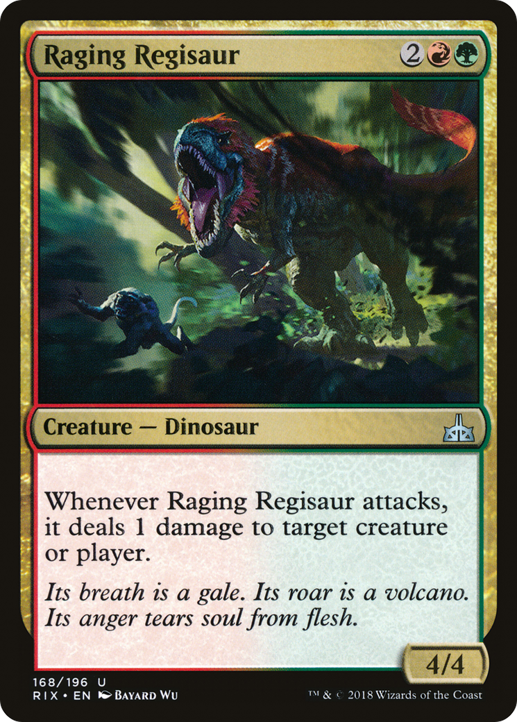 Raging Regisaur (RIX-168)