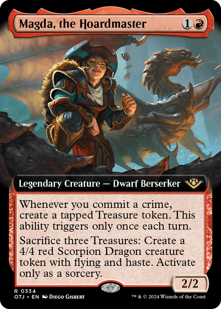 Magda, the Hoardmaster (OTJ-334) (Extended Art) (Foil)