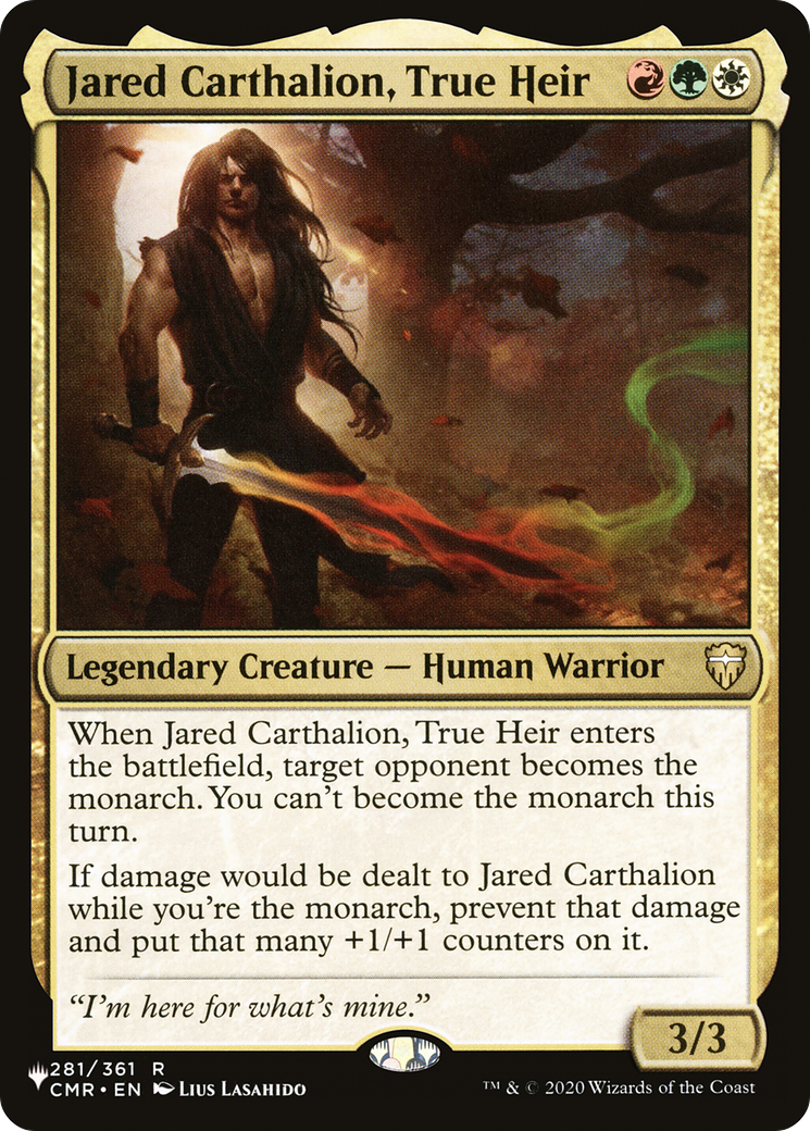 Jared Carthalion, True Heir (LIST-CMR-281)