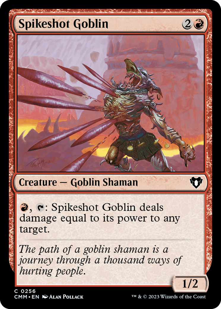 Spikeshot Goblin (CMM-256) (Foil)