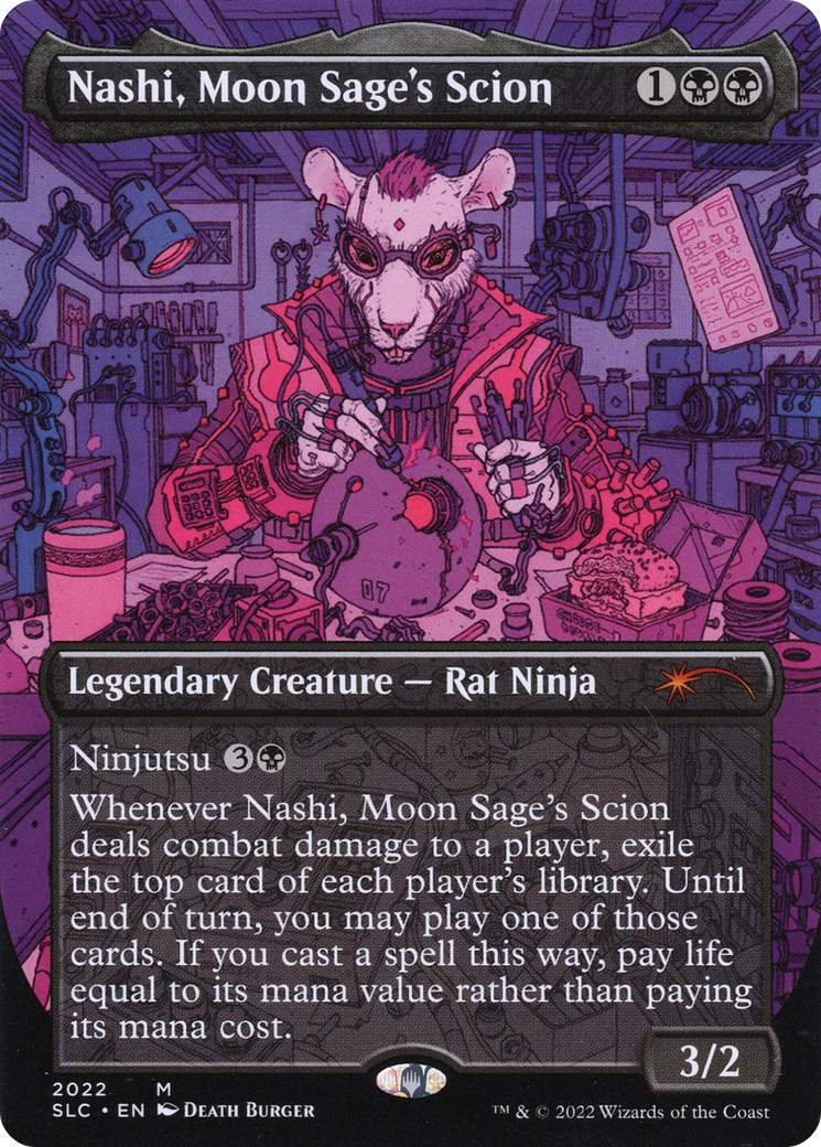 Nashi, Moon Sage's Scion (SLC-2022) (Borderless) (Foil)