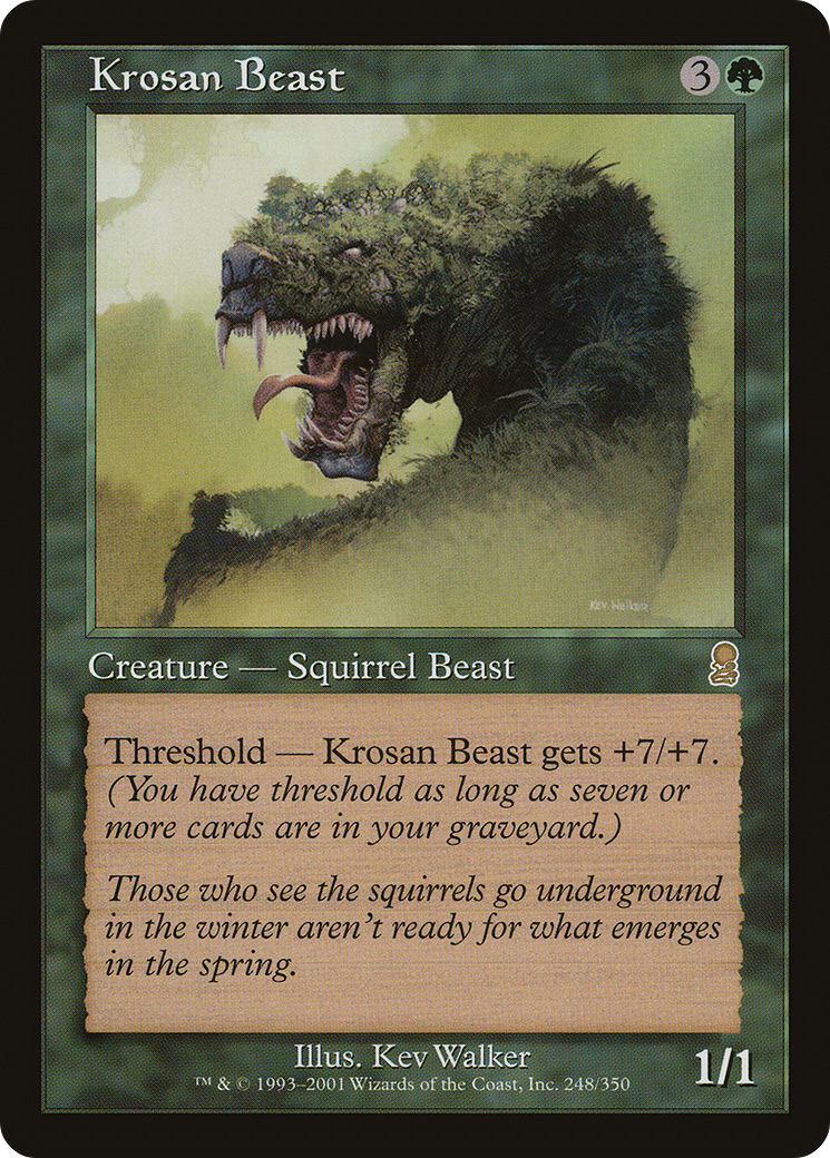 Krosan Beast (ODY-248) (Foil)