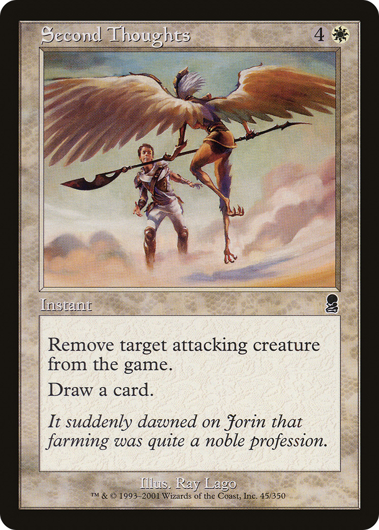 Second Thoughts (ODY-045) (Foil)