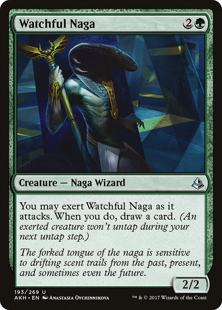 Watchful Naga (AKH-193) (Foil)