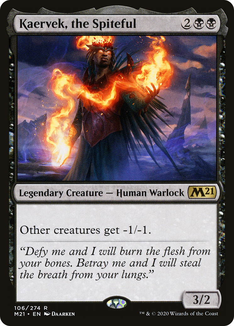 Kaervek, the Spiteful (M21-106) (Foil)