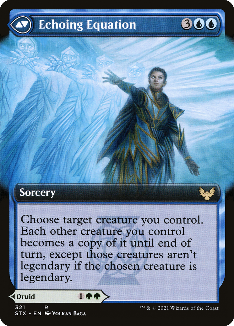 Augmenter Pugilist // Echoing Equation (STX-321) (Extended Art) (Foil)