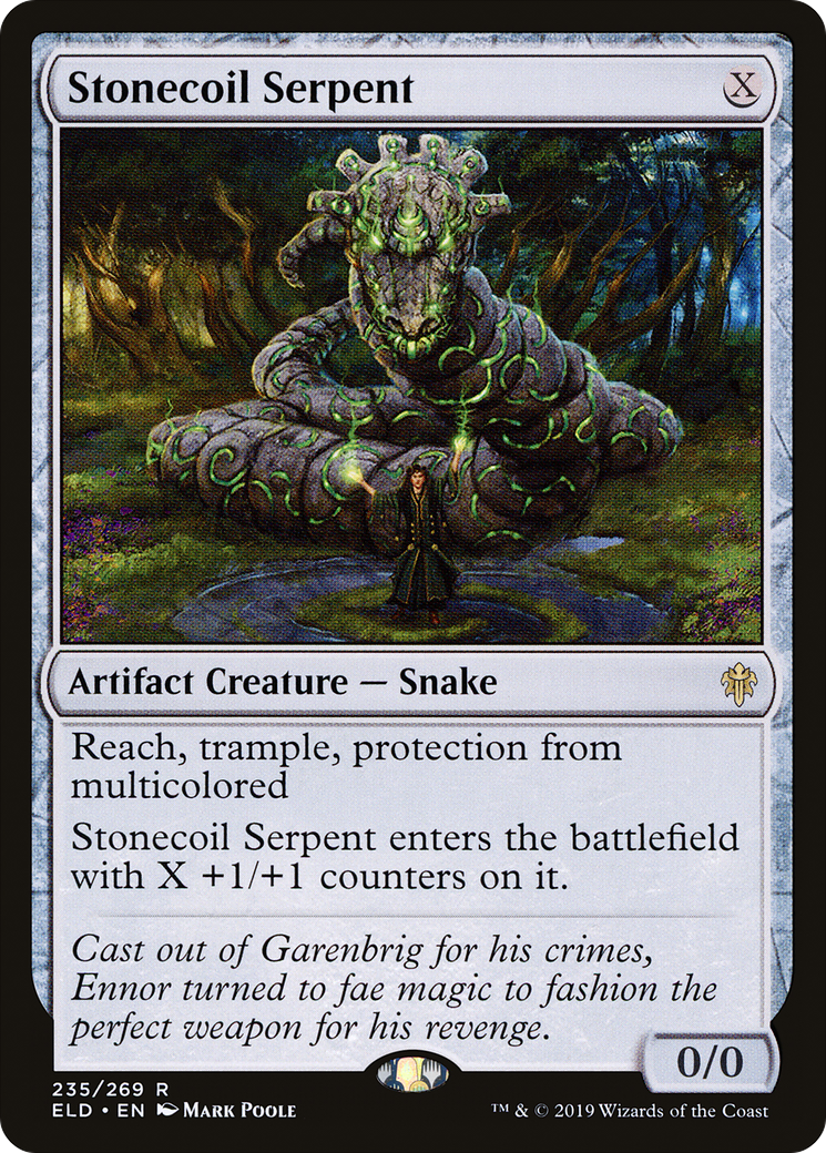 Stonecoil Serpent (ELD-235) (Foil)