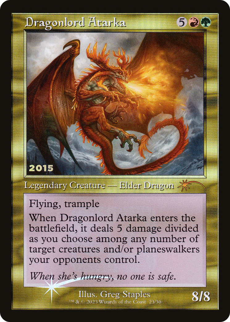 Dragonlord Atarka (P30A-023) (Foil)