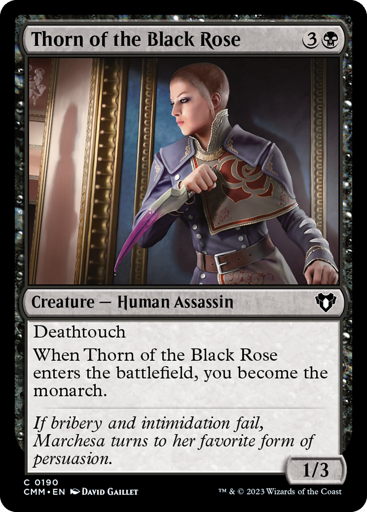 Thorn of the Black Rose (CMM-190) (Foil)